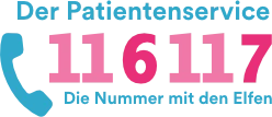 116117 Logo, Patientenservice